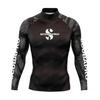 Mens UPF 50 Quick-Dry Rash Guard Long Sleeve Sun Protection Swim Shirt Surfing Snorkeling Beach Water Sports
