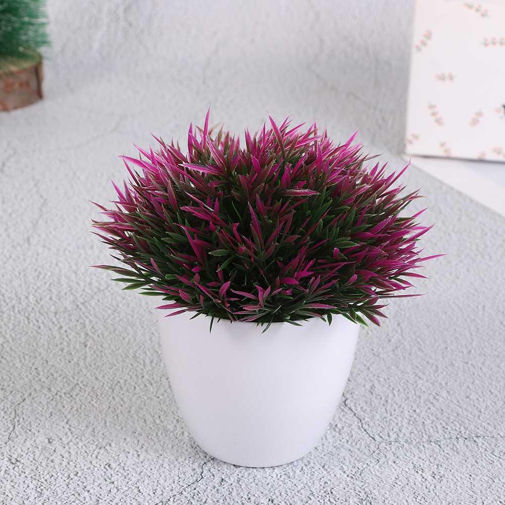 Office Wedding Party Decortion Artificial Flower Fake False Small Tree with Pots Fake False Plants