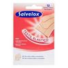 Salvelox Наклейка для перевязки Ассорти из ткани 12 шт.