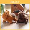 Plush Cute Horse Toy Keychain Soft Pp Cotton Bag Decor Gift For Children