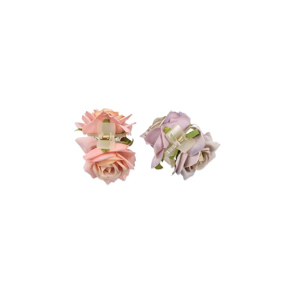 Peony Flower Flower Hair Claw Cloth Large Shark Clip Cute Rose Hair Clip Female