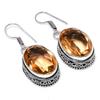 Morganite Gemstone Handmade 925 Sterling Silver Jewelry Earring 1.50