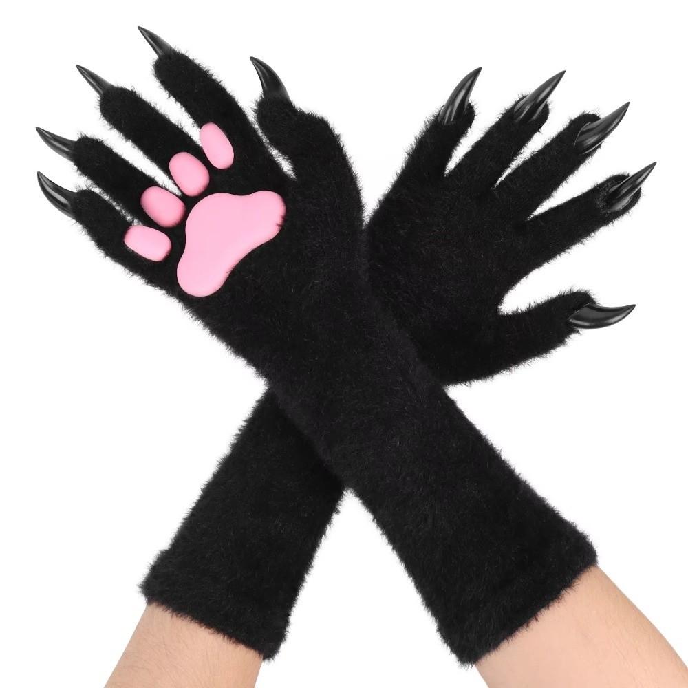 Silicone Meat Pad Cat Claw Mittens Solid Color Cosplay Ghost Claw Props Cosplay Costume