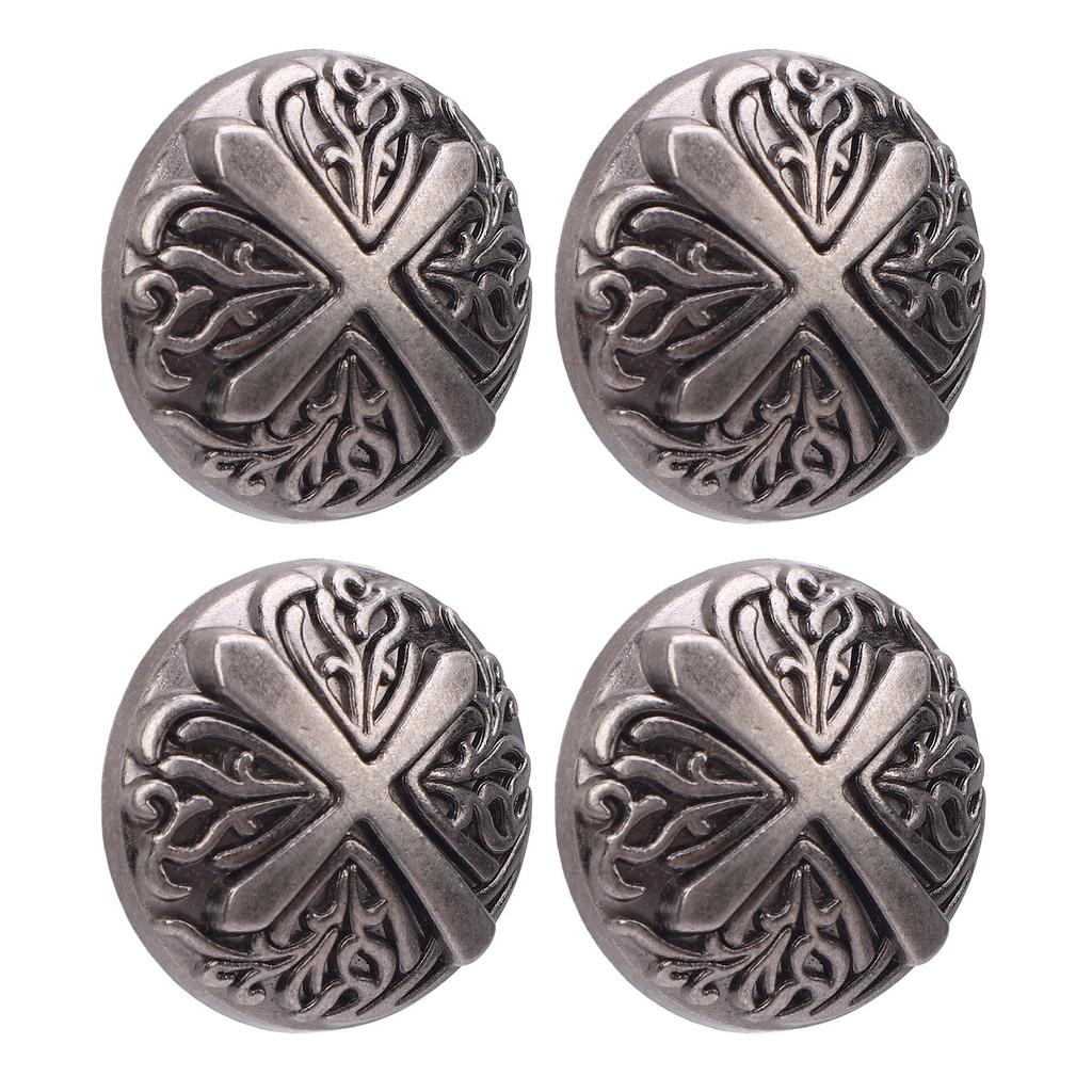 10 комплектов заклепок и винтов 30 мм круглые кнопки-заклепки 7 мм крестообразные винты для кожаных ошейников и ремней