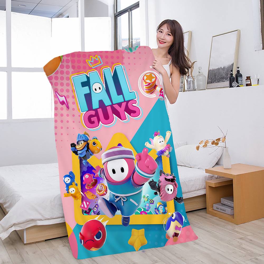F-Fall G-Guys Game Big Microfiber Beach Towels Quick Dry Towel Sand Beach Towels Pool Towel for Travel Swim Pool Yoga
