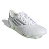 Adidas Adizero F50 4 Leather FG White Silver Metallic Мужские кроссовки Cloud-White Core-Black GX3911