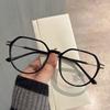 New Style Women'S Eyeglasses Polygon Shape Material Men'S Glasses Korean Campus Style Frame Glasses For Women