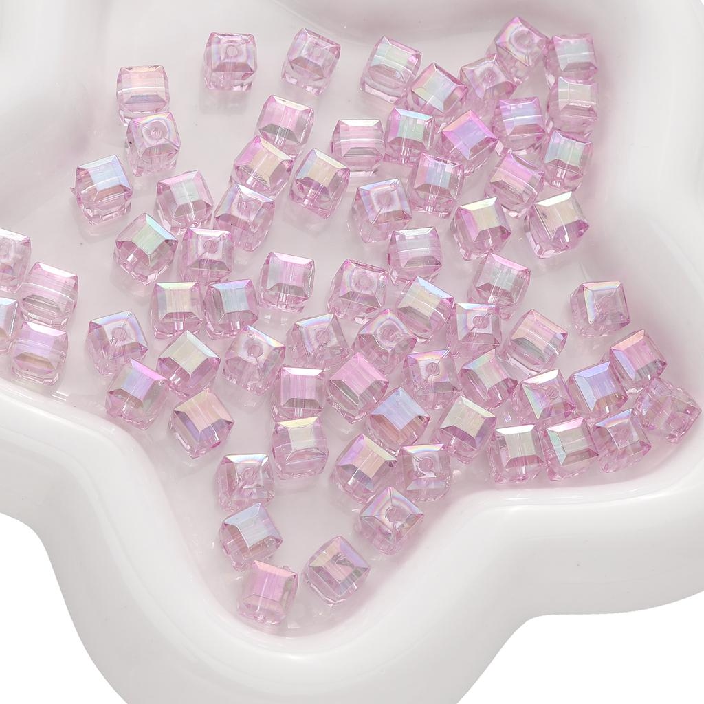 1300Pcs Acrylic Imitation Glass Three-Dimensional Magic Square Beads For DIY Bracelets Necklaces Jewelry Making