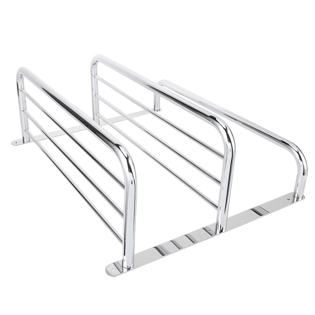 Bathroom Shelf 3?Tier Wall Mounting Rack with Towel Bars for Toilet Kitchen Living Room
