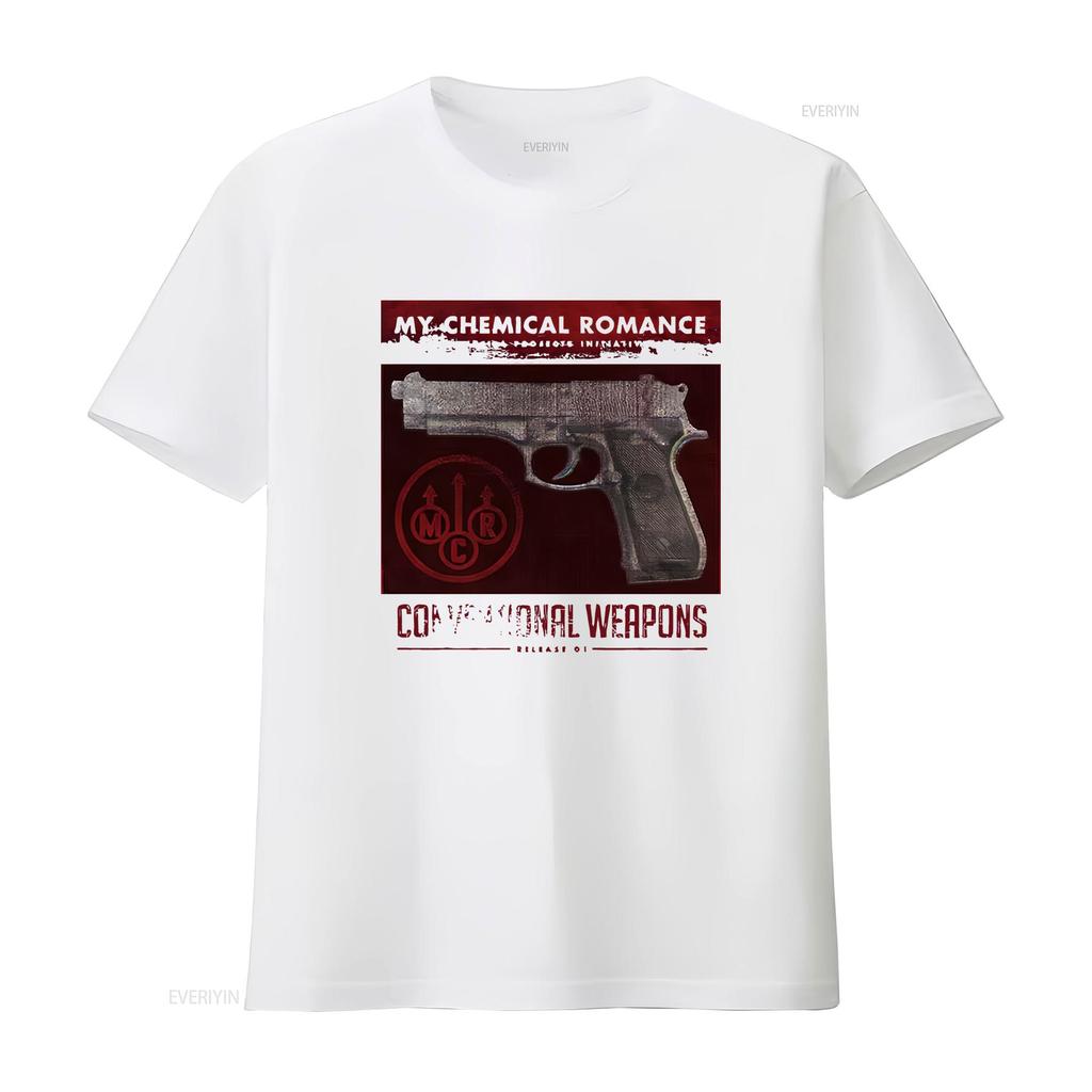My Chemical Romance T Shirt CW Volume 1 vintage Washed streetwear Top For Everyday Wear fashion designer clothes Casual