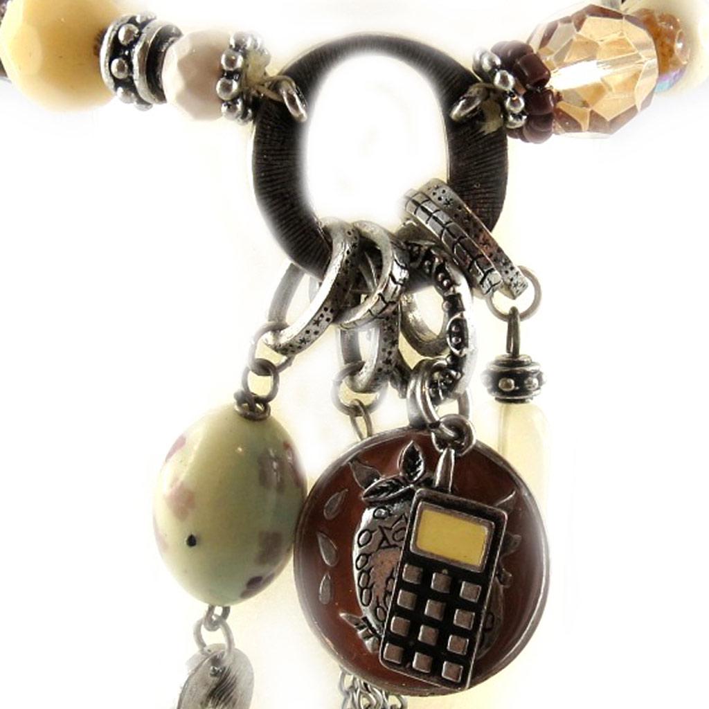 Les Trésors De Lily [E0433] - Дизайнерский браслет «Таласса» бежевый