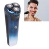 Электрический триммер для бороды для мужчин, 3 головки, 6200 об/мин, USB-перезаряжаемый, водонепроницаемый, с низким уровнем шума