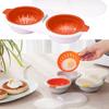1 Set Egg Poacher 2 Cavities Food Grade Drain Non-stick with Lid Kitchen Tools Microwave Double Eggs Boiler Maker Cooker Bowl for Kitchen