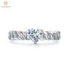 100% 925 Sterling Silver 3EX VVS1 D Color Heart Cut 5 MM 0.5CT Real Moissanite Diamonds Ring for Women Wedding Party Fine Jewelry Gifts