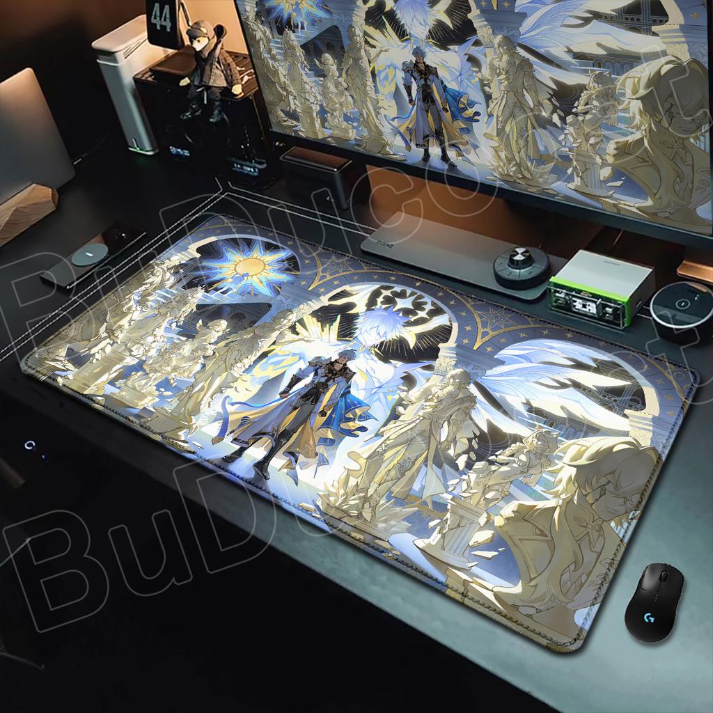 Большой Коврик для Мыши 1200x600мм Игра Honkai Star Rail Phainon Настольный Коврик Компьютерный Ковер HD Печать Коврик для Мыши Ноутбука Коврик для Клавиатуры Аксессуары