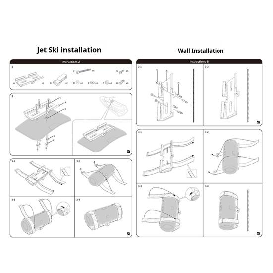 Стойка для хранения колонок Высокая устойчивость Регулируемая конструкция Простая установка Универсальная посадка Держатель подставки для колонок для JBL Flip 4/5/6,