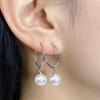 Серьги-подвески с жемчугом из стерлингового серебра S925 - Элегантные, Легкие и Модные