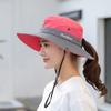 Trendy Fishing Cap Anti-Sun Sunscreen Hat Fashion Ponytail Hat  Summer