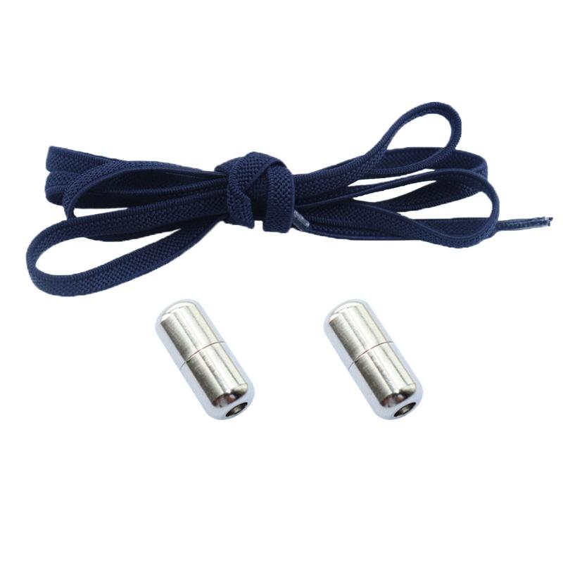 Шнурки без завязок с металлическим замком – плоские эластичные шнурки для кроссовок для взрослых, быстрозатягивающиеся шнурки для ленивых дней