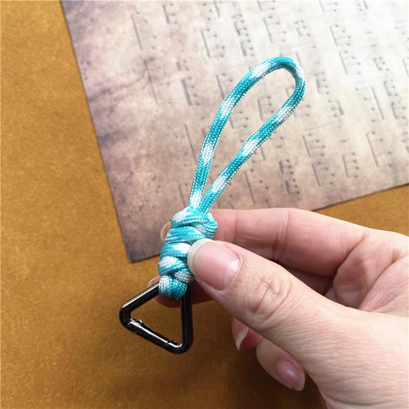 Key String Heavy Metal Keychain Strap Nylon Sling Handmade Chain Premium Rope for Keys Universal Pendant for Keys Short Lanyard