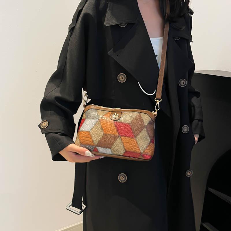 Bag for Women Designer Vintage PU Leather Handbag Quality Female Outdoor Daily Messenger Classic Ladies Shoulder Crossbody Purse