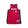 X NBA Collaboration James Heat Team 6 вышитая футболка Swingman Fan Edition унисекс футболка бордовая Y63080