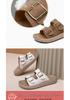Женские летние сандалии Birkenstock на толстой подошве 2026 Одно ремешковые Нескользящие Модные шлепанцы