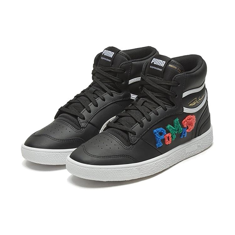 PUMA Ralph Sampson Mid 'Badges - Black Grey' Men's 371769-02