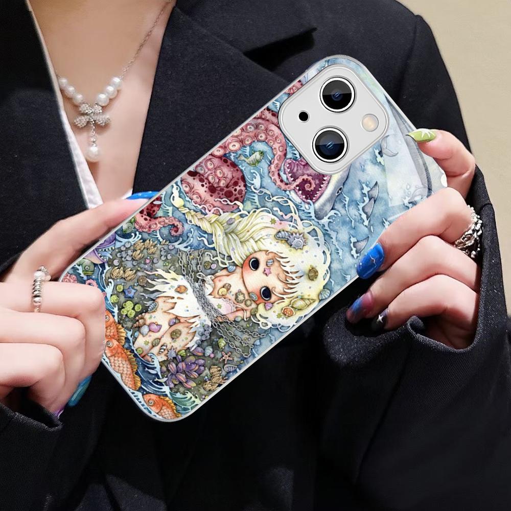 Продажа чехла для телефона Aya Takano для iPhone 14 13 12 Mini 11 Pro XS Max X XR 14 Plus Закаленное стекло