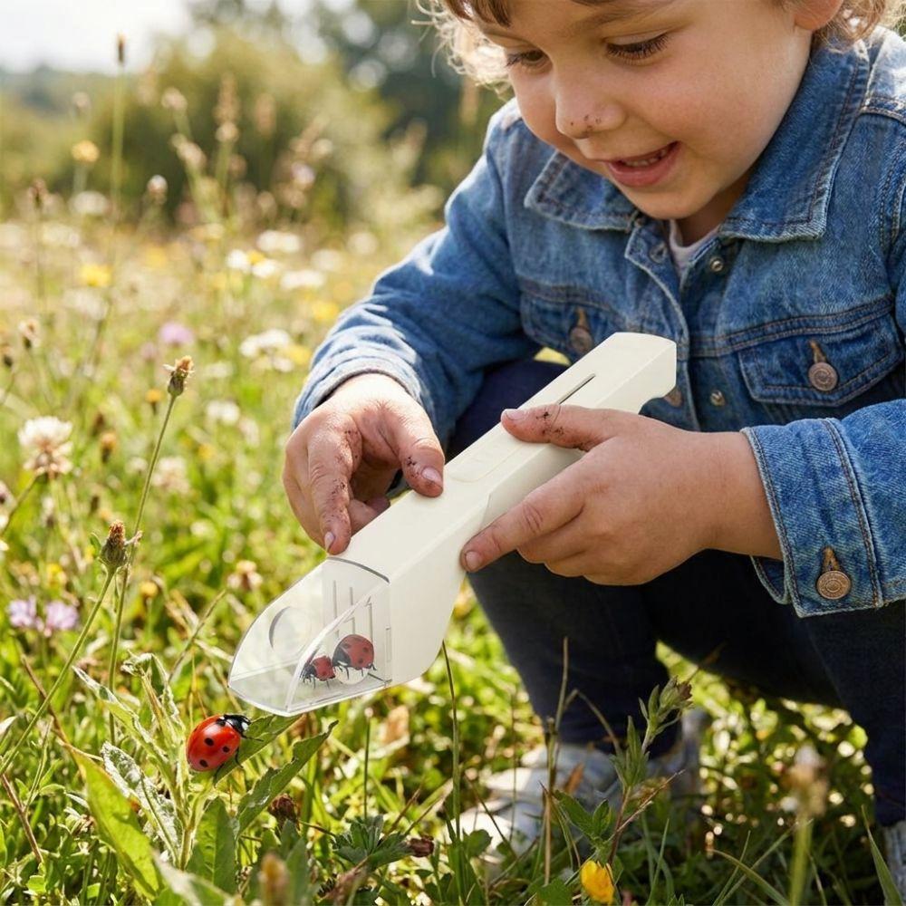 Push Type Portable Insect Trap Transparent Outdoor Bees Catching Tool  Kids Learning