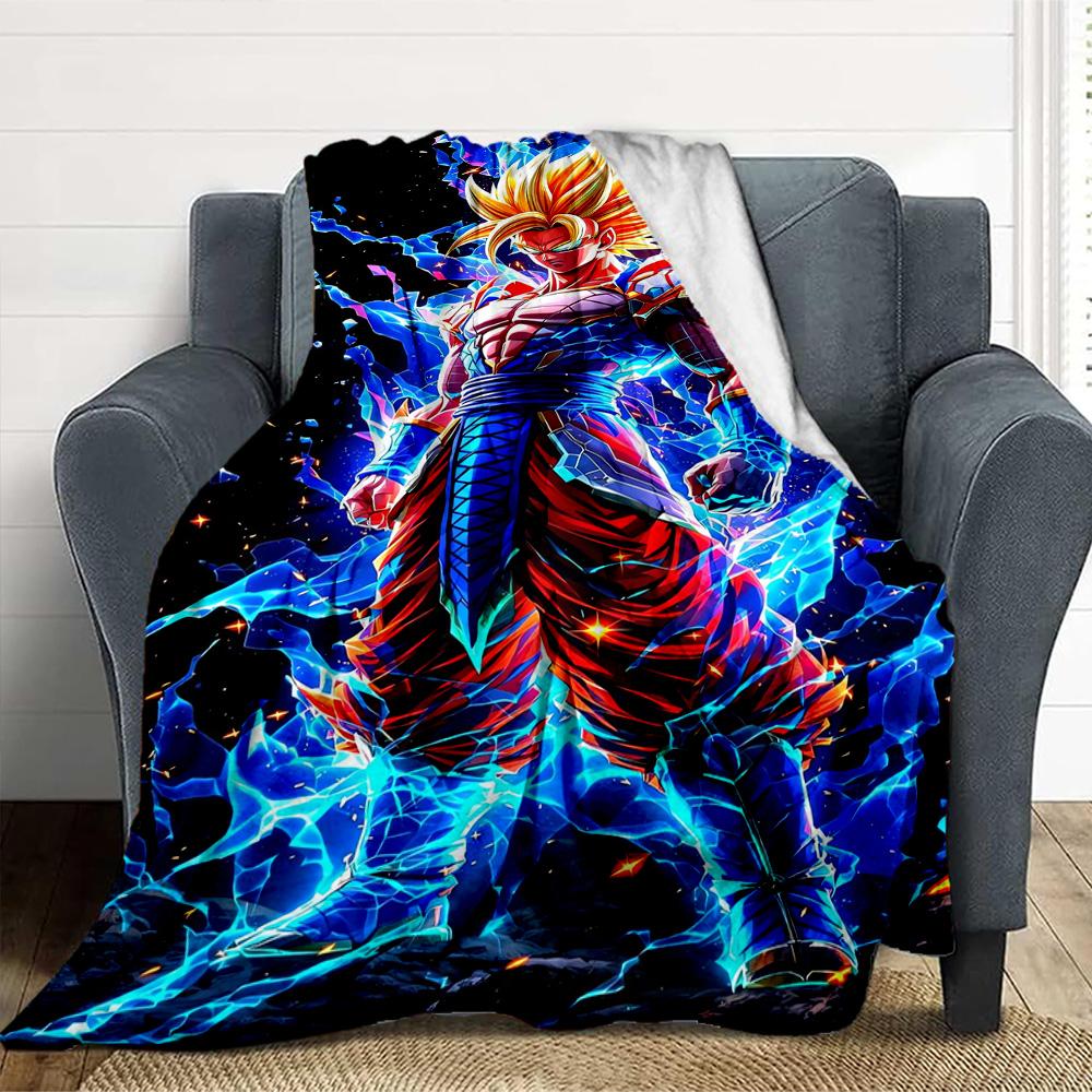 Dragon Ball Flannel Blanket Throw Blanket Soft Warm Sofa Bed Camping home Decor Unique Christmas Gift C926134