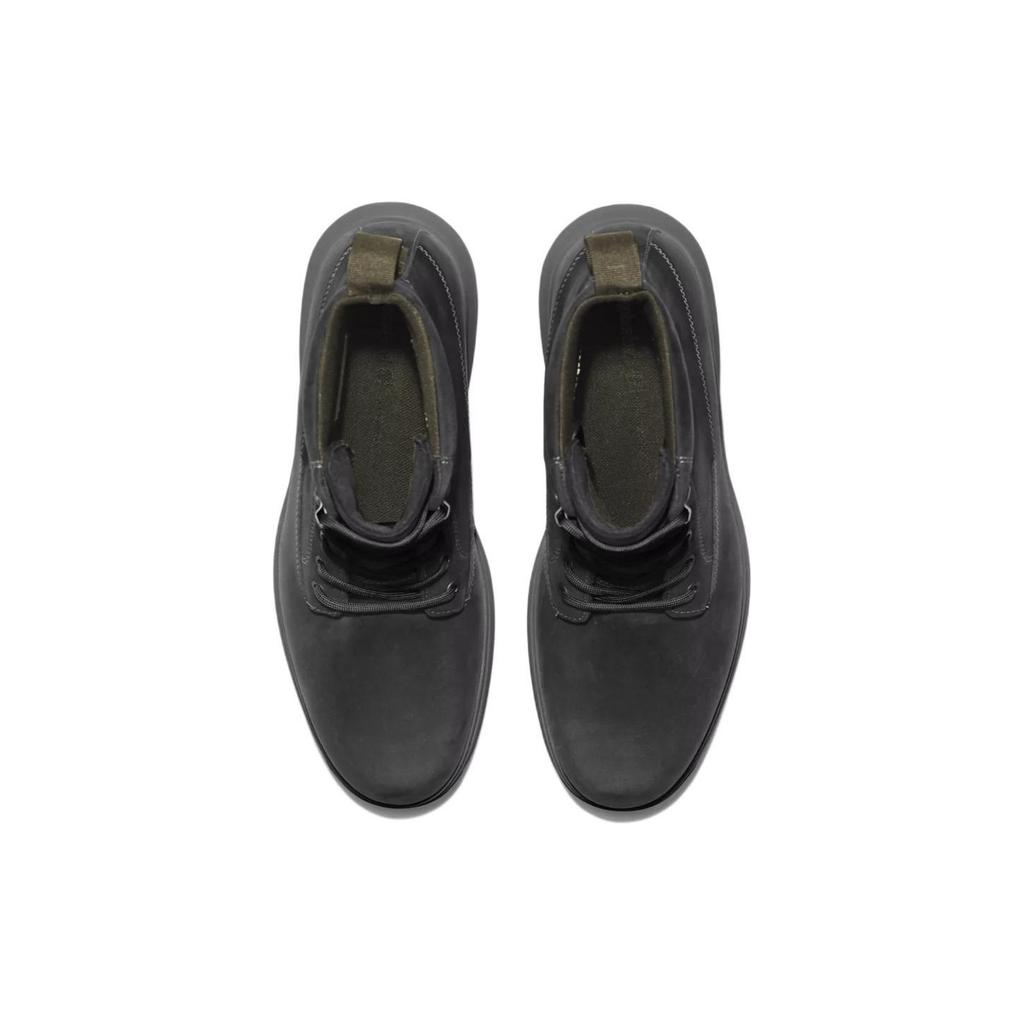 Timberland Atwells Ave Водонепроницаемые прочные амортизирующие модные высокие уличные ботинки мужские ботинки темно-серого цвета A43UN015