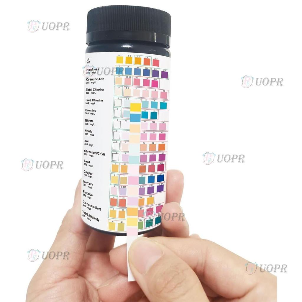 Drinking Water Test Kit with 100 Strips for Well and Drinking Water Testing and Improved Sensitivity for Detecting Low Levels of and Quickly and