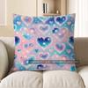 2D Dreamy Heart Pattern Pillowcases For Cozy Decor Pattern Cushion Cover Suitable For Sofa Bedroom Car Pillow Cover