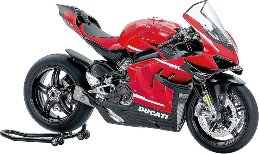 Tamiya 1/12 Motorcycle Series No. 143 Ducati Superleggera V4 with Racing Kit Plastic Model Kit 14143 (Motorcycle)
