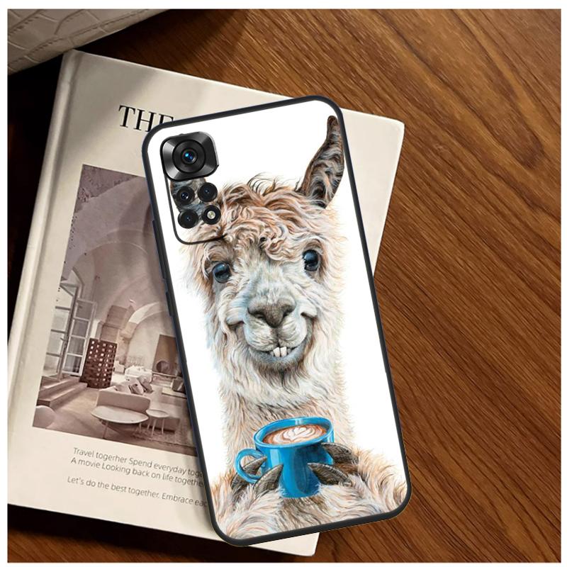 Lama Llama Alpaca Case For Xiaomi Redmi Note 11 10 9 12 13 14 15 Pro Plus Cover For Redmi 15 C 10C 13C 12C 14C