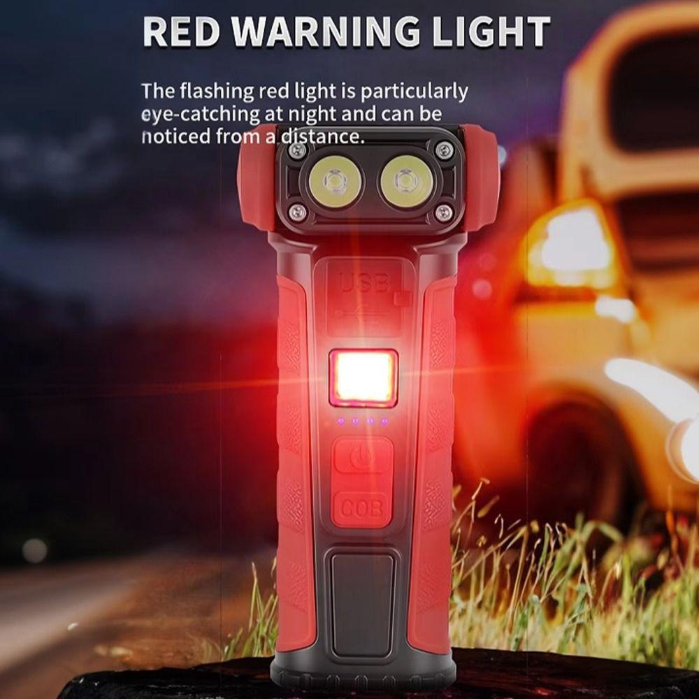 Super Bright Work Light Magnetic Base Pocket Torch Multifunctional LED Flashlight Emergency Use