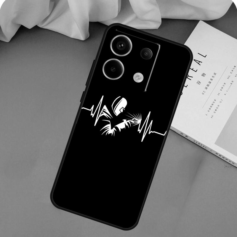Welder Welding Case For Xiaomi Redmi Note 14 13 12 11 10 9 15 Pro Plus Redmi 15C 14C 10C 12C 13C 15 Cover