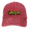 Reggae Music Peace And Love With Peace Symbol Baseball Caps Peaked Cap Rasta Flag Lion Sun Shade Hats for Unisex Women