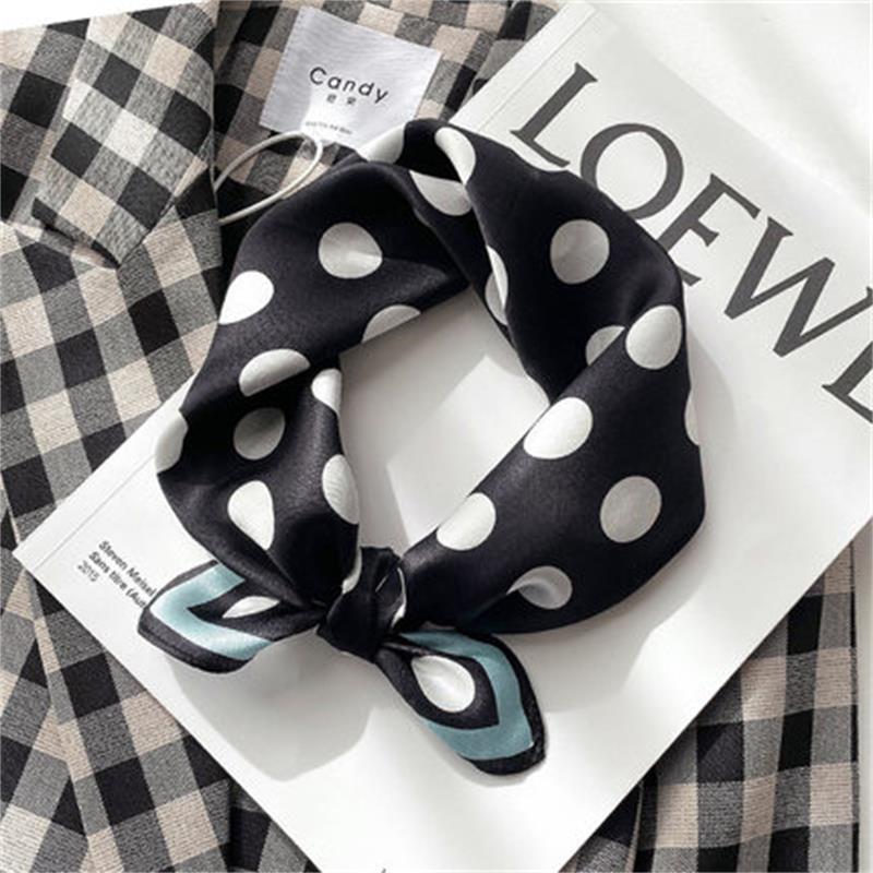 53*53cm Fashion Scarf Women's Simulated Silk Square Scarf Headband