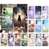 Чехол для телефона с милым котом для OPPO A78 A54S A17 A57S A74 A78 A91 A96 A94 Realme GT Master X3SuperZoom Reno 7 10 11 pro