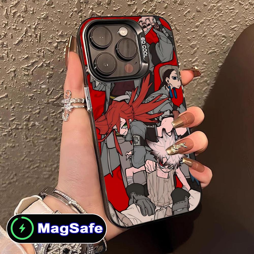 Аниме Gachiakuta Чехол для мобильного телефона для iPhone 16 15 14 13 12 11 Pro Max Plus MagSafe Полупрозрачный Цветной Защитный Роскошный Красивый