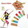 NEW 4m Artistic Gymnastics Ribbon With Rod Colorful Children Dance Ribbon Toys Outdoor Sports Toys Performance Props Kids Gifts