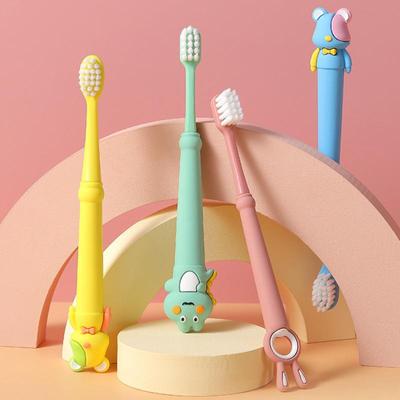 Детская ультрамягкая зубная щетка с героями мультфильмов, детская тренировочная зубная щетка для чистки зубов, уход за зубами, зубная нить для детей 3-12 лет