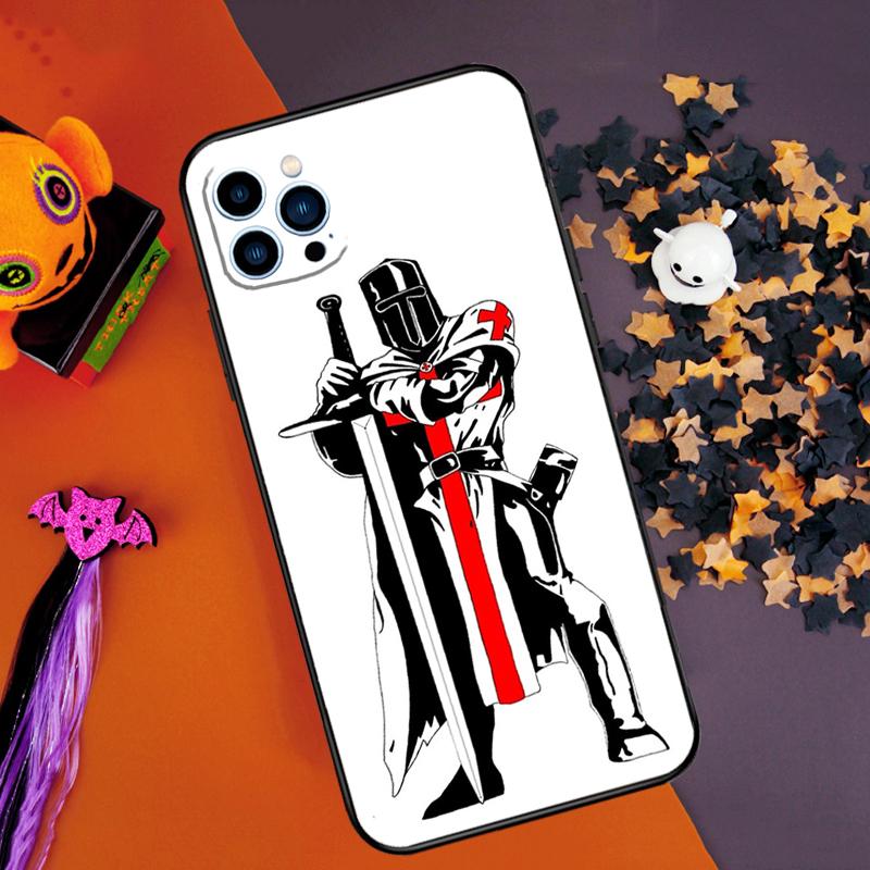 Christian Templar Knights Bumper Case For iPhone 16 15 14 Pro Max 11 12 13 Pro Max Mini XR 16e 16 15 Plus Phone Cover
