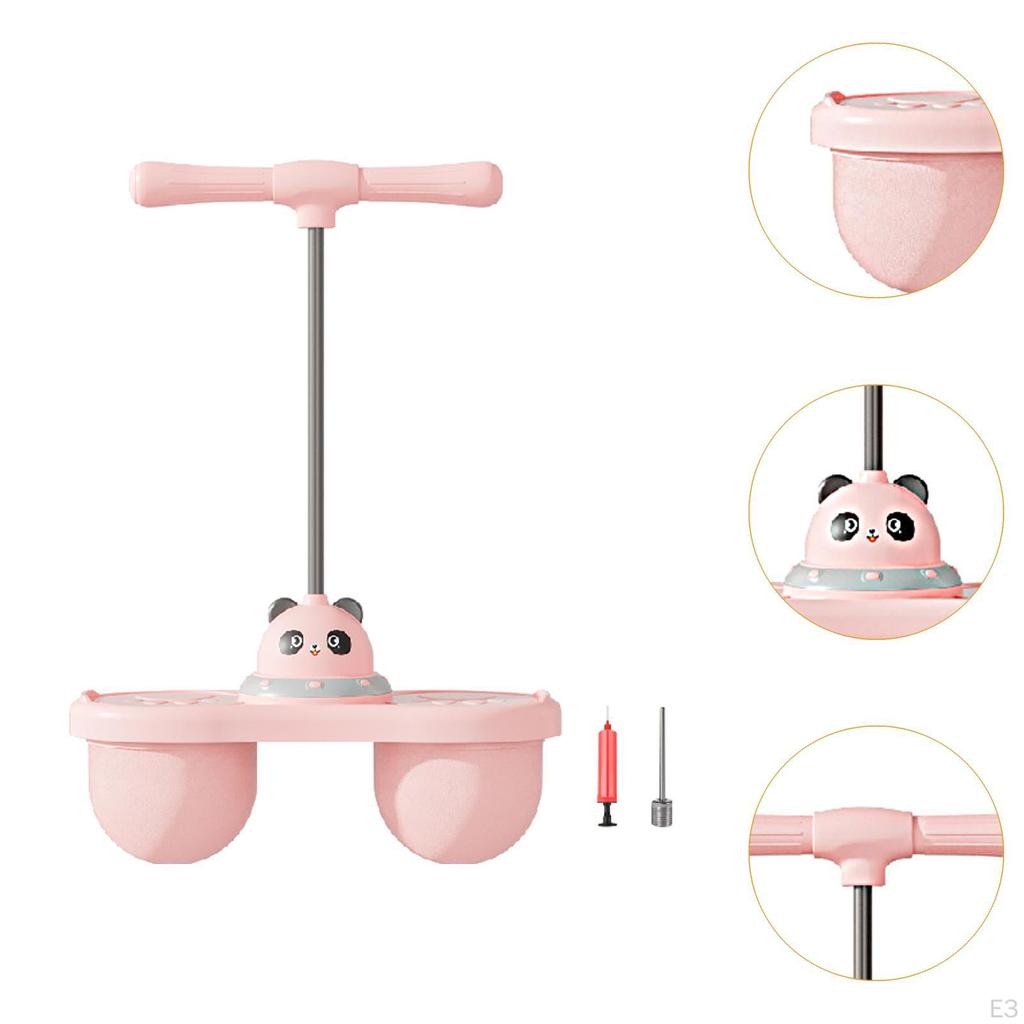 Мяч-пого с ручкой, прыгающий детский прыжковый снаряд, детская доска для упражнений