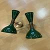 Green Brass Diablo Sputnik Stilnovo Double Sconce Mid-Century Modern Vanity Light Fixture for Any Room Bathroom, Kitchen, Living