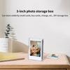 Прозрачный бокс для хранения фотопленки 3 дюйма Чехол для фото instant-камеры для Fujifilm Instax Mini 12/11/9/8/7 с ремешком