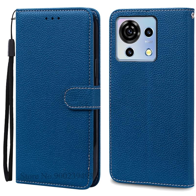 Для ZTE Blade V50 Vita Чехол-книжка кожаный флип-чехол для ZTE Blade V50 Vita Чехол-чехол для телефона Coque Fundas