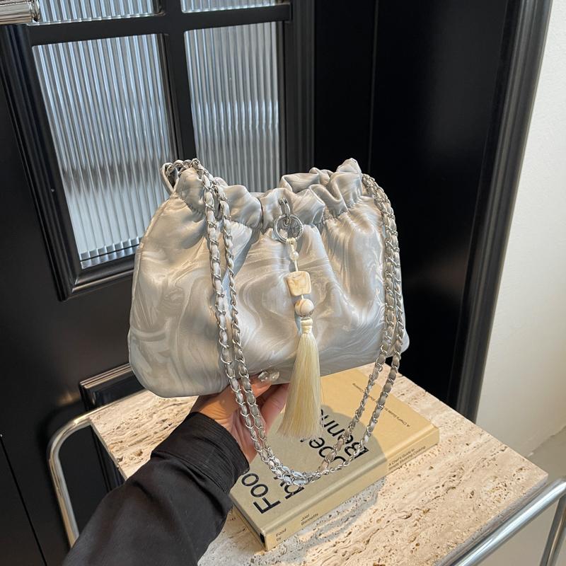 Новая сумка-ведро в китайском стиле, новая летняя сумка для поездок на работу, сумка через плечо с цепочкой, сумка на плечо